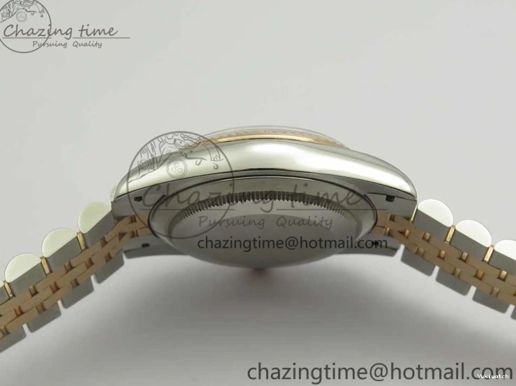 Black 904 36mm Jubilee Wrapped RG Bracelet 116231 GMF SS SS RG DateJust on Dial Diam A2836 Wrapped 0313